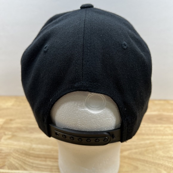 Yupoong Bad Monkey American Flag Camo Snapback Baseball Cap Wool Cotton Blend - Picture 3 of 6